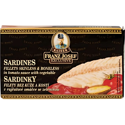 Franz Josef Kaiser Sardinky filety se zeleninou 90 g