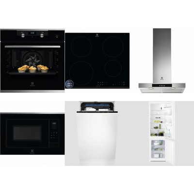 Set Electrolux KODEH70X + LIR60433B + LFT426X + LMS4253TMX + EEM23100L + LNT3LF18S