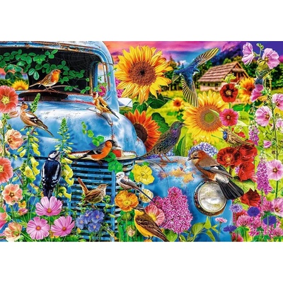Trefl - Puzzle Premium Plus Tea Time: Countryside Idyll: Singing Birds - 1 000 piese