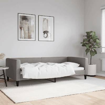 vidaXL Válenda taupe textil