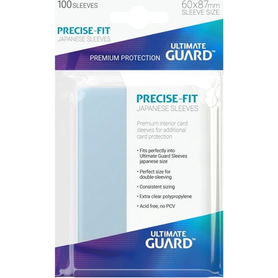 Ultimate Guard Precise-Fit Japanese Size Obaly Transparent