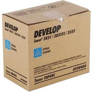 Develop Тонер касета DEVELOP TNP49C, ineo+ 3351, +3851, 12000 k. , Cyan (A95W4D0) - zettabytex