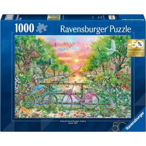 Ravensburger Пъзел Ravensburger от 1000 части - Мечтани велосипеди в Амстердам (12001089)