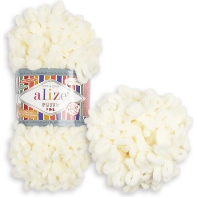 Alize Puffy Fine 62 krémová