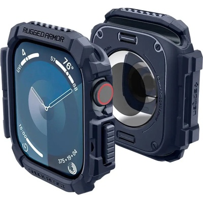 Spigen Rugged Armor Case за Apple Watch 10 46mm - Navy Blue (8809971234436)