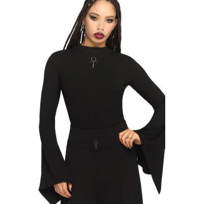 KILLSTAR дамско боди KILLSTAR - Gloom Bell - Black - KSRA014368