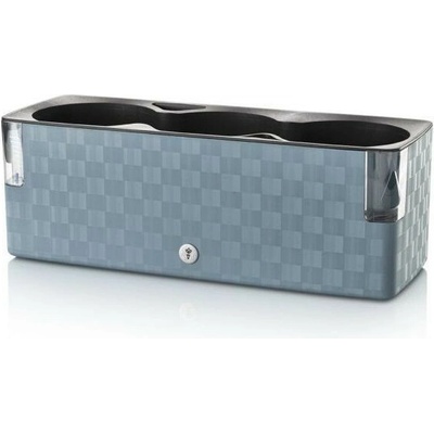 Plastkon Cobble Trio samozavlažovací kvetináč 39,7x14x14 cm Modrá