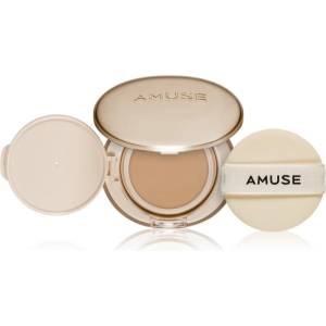 AMUSE Dew Jelly Master Cushion дълготраен грим в гъбичка със средна UV защита цвят 02 Healthy 15 гр