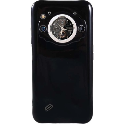 Unihertz Гъвкав TPU Калъф + Скрийн Протектор за Unihertz TickTock S - Прозрачен / Черен