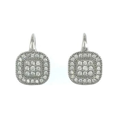 INFINITYSILVER Stříbrné náušnice MARA se zirkony KE111