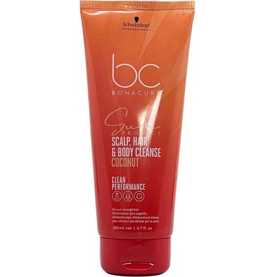Schwarzkopf Professional BC Bonacure Sun Protect Scalp Hair And Body Cleanse 200 ml