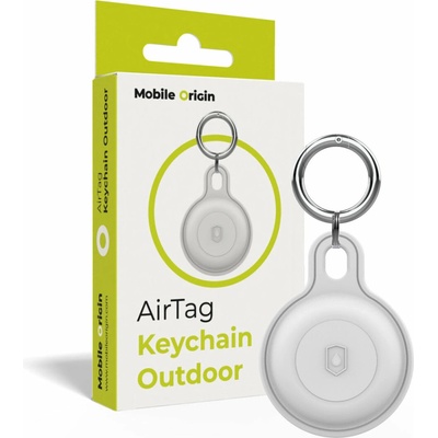 Mobile Origin AirTag kľúčenka Biela FRL-ATOD-WHT
