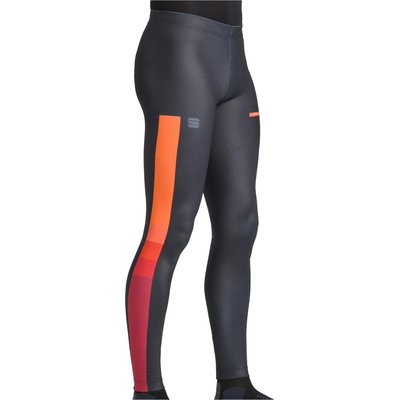 Sportful Мъжки панталон за ски бягане Sportful Apex Tight Cross-country ski trousers - Black / Red - размер XXL (003-3357-0116)