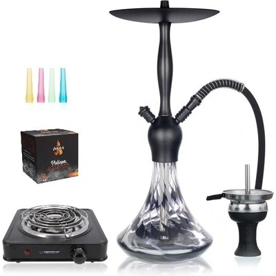 Aladin Alux Captain Black 54cm komplet SET žhavič uhlíky