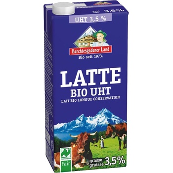 Berchtesgadener Land Bio Alpské plnotučné mlieko UHT 3,5% 1 l