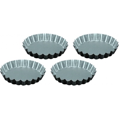 Guardini Форма за кекс SILVER ELEGANCE, комплект 4 бр. , 12 cм, черна, стомана, Guardini (GD71204SEVEE)