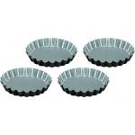 Guardini Форма за кекс SILVER ELEGANCE, комплект 4 бр. , 12 cм, черна, стомана, Guardini (GD71204SEVEE)