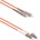 DeTech Оптичен пач кабел DeTech, SC-LC, UPC, Multimode, Duplex, 5.0m, Orange - 18339 (DE-18339)