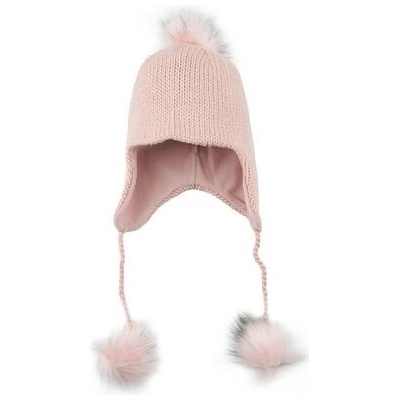 Vlnka s vlnou alpaka s podšívkou Coco růžová