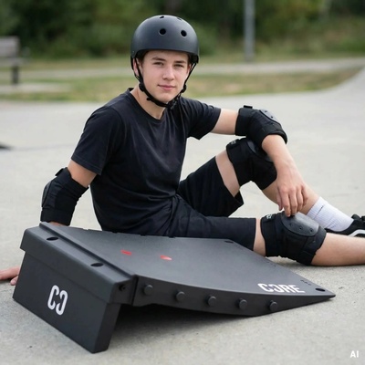 Core Mini Kicker skládací black