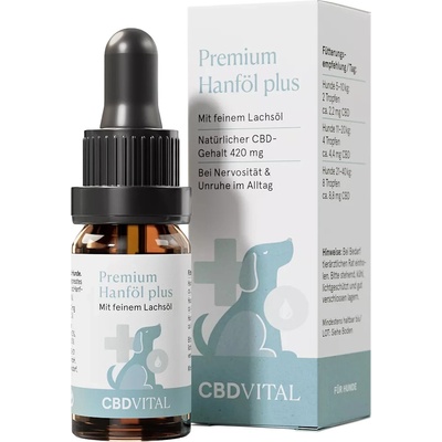 CBD Vital CBD konopný olej pre psov 4,2% 10 ml