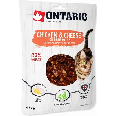 Ontario cat pochúťka kuracie kúsky so syrom 50 g