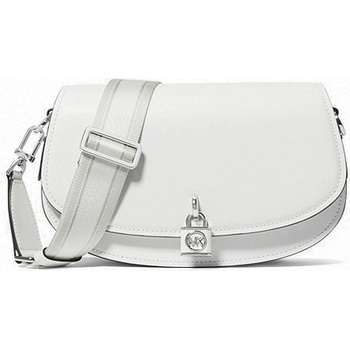 Michael Kors Mila medium messenger kabelka bílá
