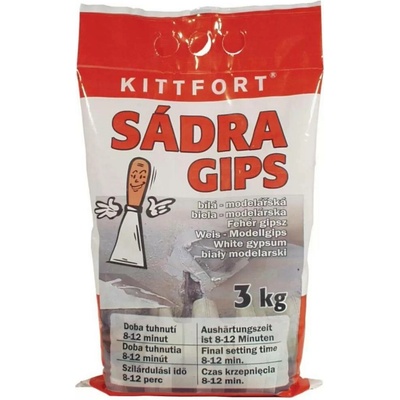 Sádra modelářská BÍLÁ 3Kg