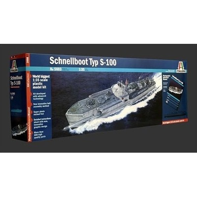 Italeri Model Kit loď PRM edice 5603 SCHNELLBOOT TYP S-100 CF 33-5603 1:35
