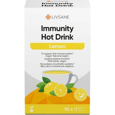 LIVSANE Immunity horúci nápoj citrón 10 ks
