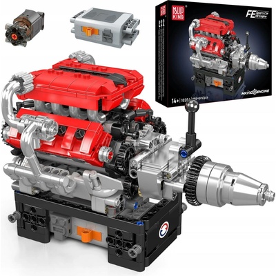 Mould King 10204 Automobilový 8válcový motor FE V12
