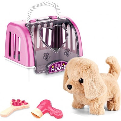 Alltoys Psík hrací set světle hnědý