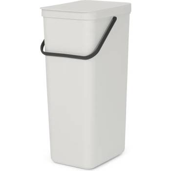 Brabantia Кош за смет за разделно събиране Brabantia Sort&Go 40L, Light Grey (1005554)