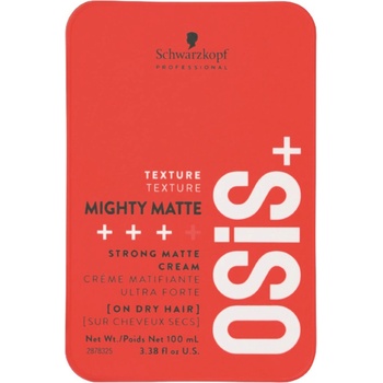 Schwarzkopf Osis+ Ултрасилен матиращ крем Mighty Matte, 100 ml
