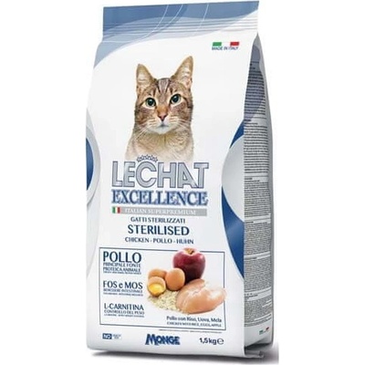 MONGE LECHAT EXCELLENCE STERILIZED Chicken 1,5 kg
