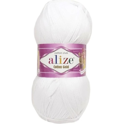 Alize Cotton Gold 55 biela