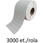 ZINTA Самозалепващи SGP етикети ZINTA 33x30 mm, 3000 ет. /ролка (33X30X3000-SGP)