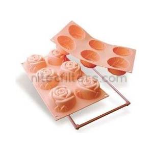 Silikomart Силиконова мултиформа small roses 6 броя, код С48