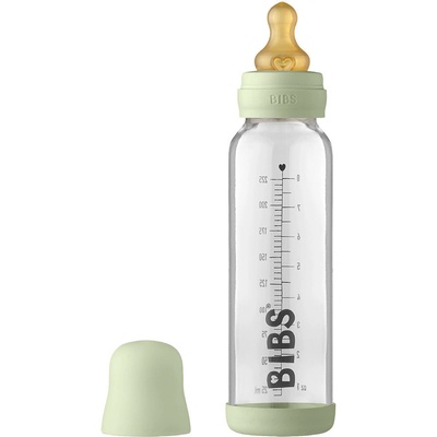 Bibs Baby Bottle sklenená fľaša 225ml sage