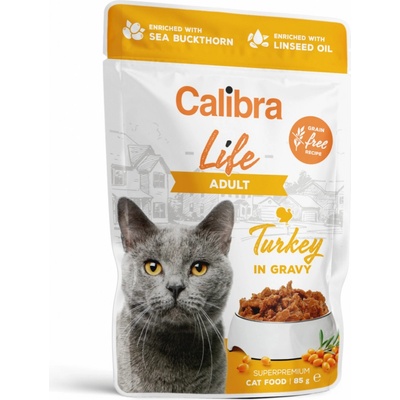 Calibra Cat Life Adult Turkey in gravy 85 g