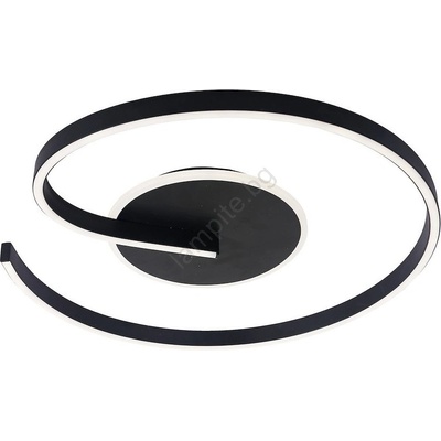 MILAGRO Led таванна лампа lorenzo led/22w/230v Ø 50 см, черна (mi2870)