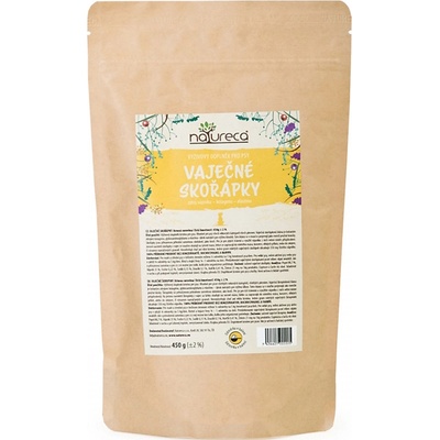 Natureca Vaječné skořápky sušené 450 g