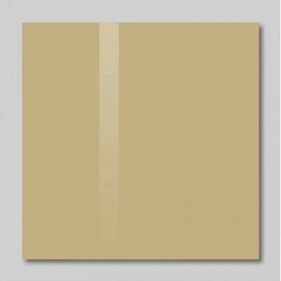 SOLLAU Sklenená magnetická tabuľa okrová umbra 65 x 100 cm