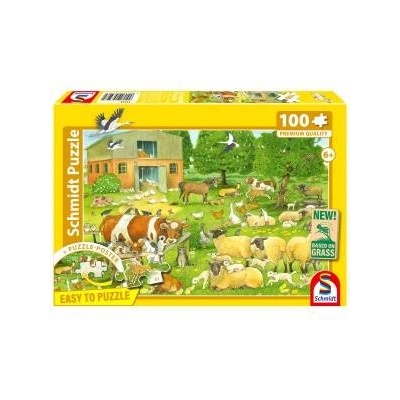 Schmidt Spiele Puzzle PQ 100 Farm Animals G3