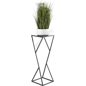 HowHomely Стойка за цветя LOFT 70x23, 5 см черен (DD0310)