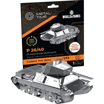 Metal Time Luxusní ocelová stavebnice tank P 26/40