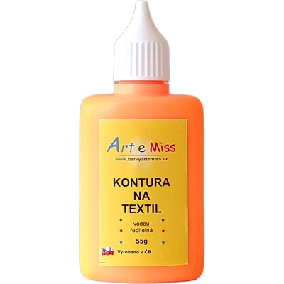 Kontura na textil 55g 73 neon oranžová