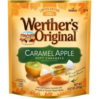 Werther's US Limited Edition karamelky s príchuťou jablka v karamelu 243 g