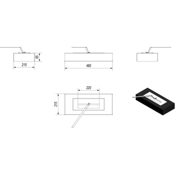 Image 1 of Kratki INDIA/CZARNY/TUV