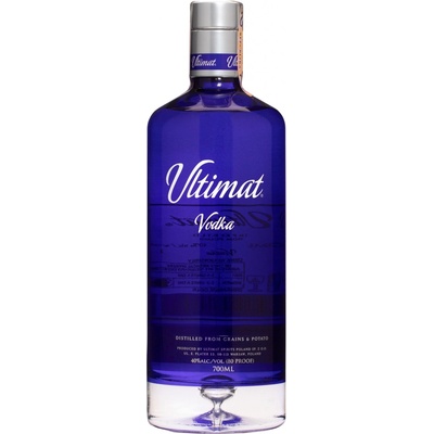 Ultimat Vodka 40% 0,7 l (čistá fľaša)